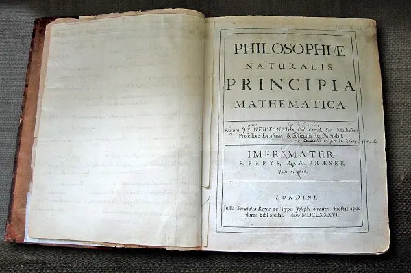 Newtons Principia image